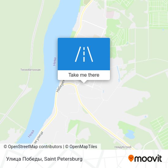 Улица Победы map