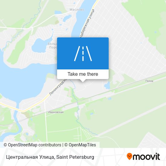 Центральная Улица map