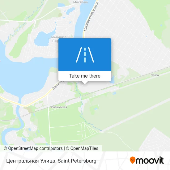 Центральная Улица map