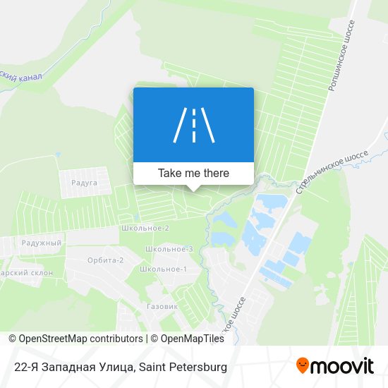 22-Я Западная Улица map