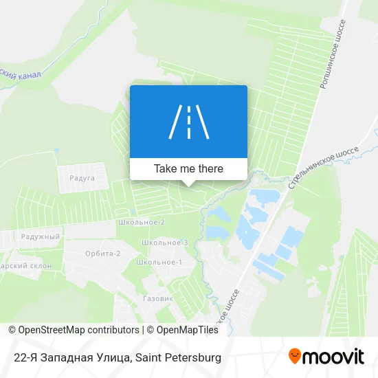 22-Я Западная Улица map