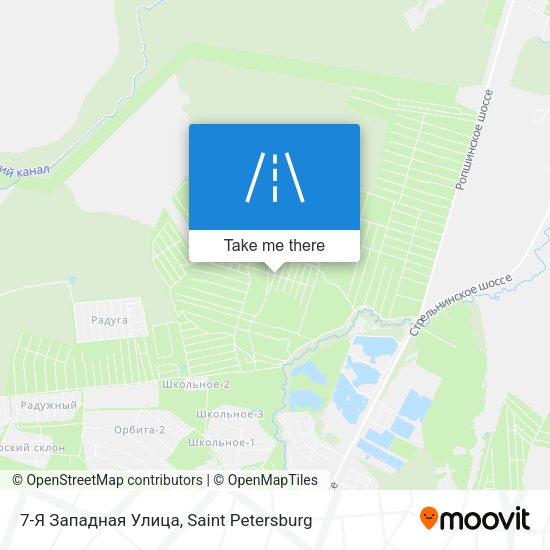 7-Я Западная Улица map