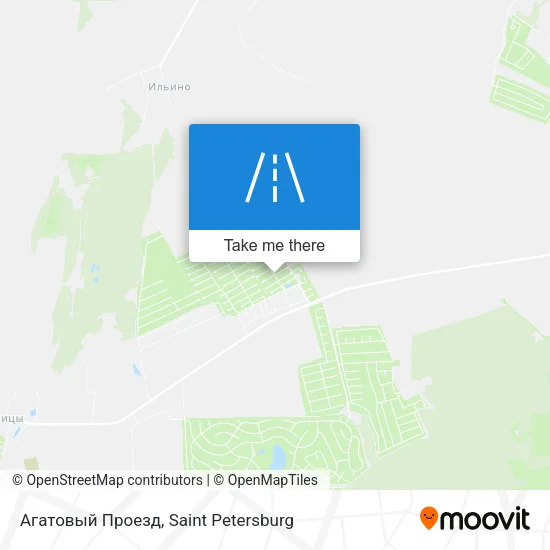 Агатовый Проезд map