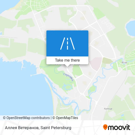 Аллея Ветеранов map