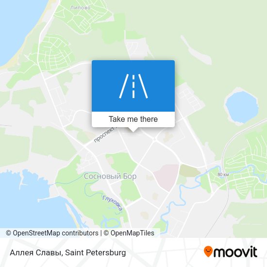 Аллея Славы map