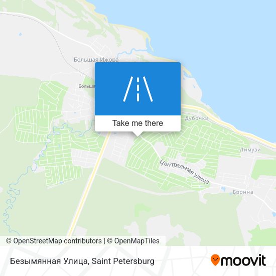 Безымянная Улица map