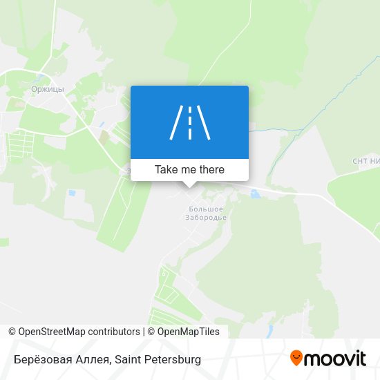 Берёзовая Аллея map