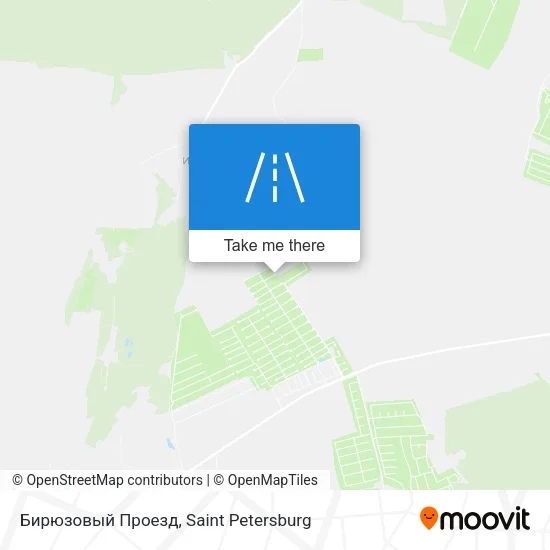 Бирюзовый Проезд map