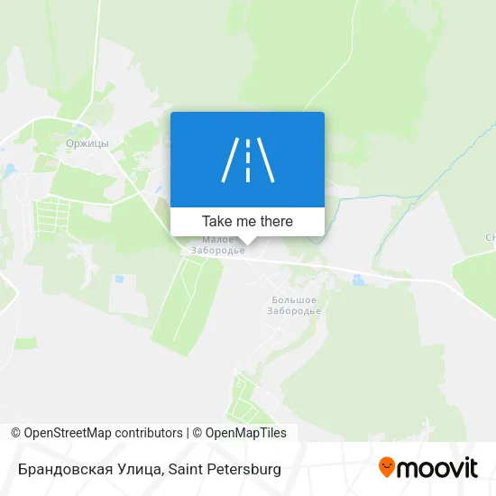 Брандовская Улица map