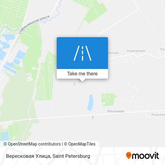 Вересковая Улица map