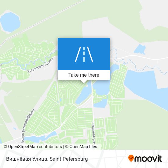 Вишнёвая Улица map