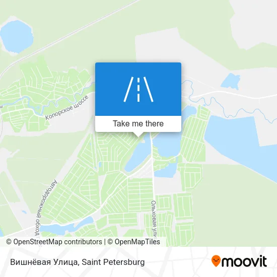 Вишнёвая Улица map