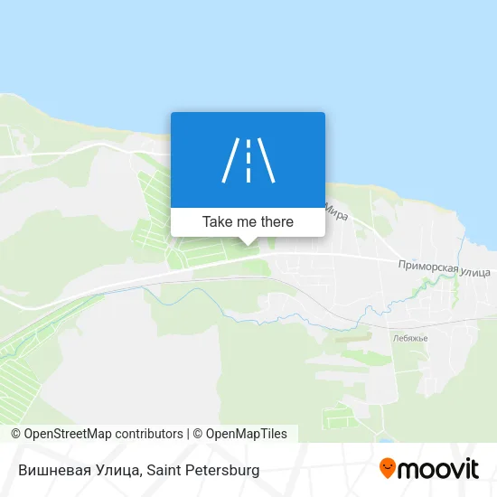 Вишневая Улица map