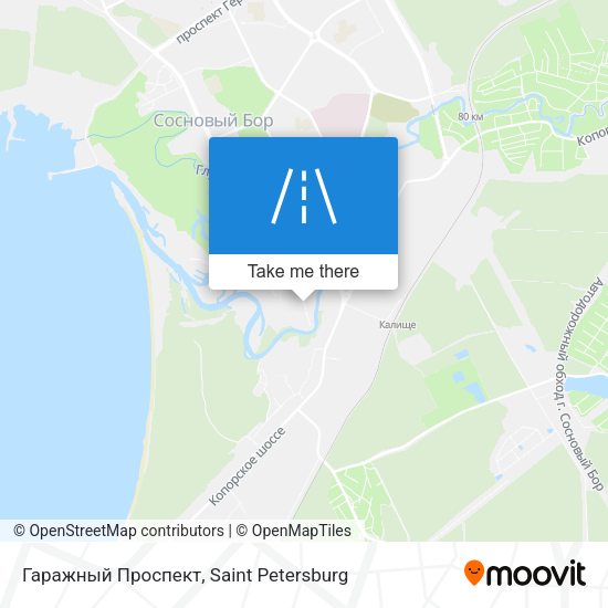 Гаражный Проспект map