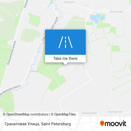 Гранатовая Улица map