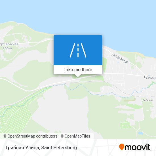 Грибная Улица map