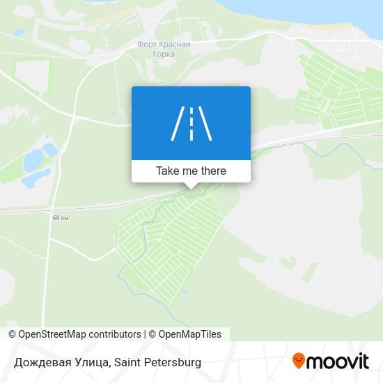 Дождевая Улица map