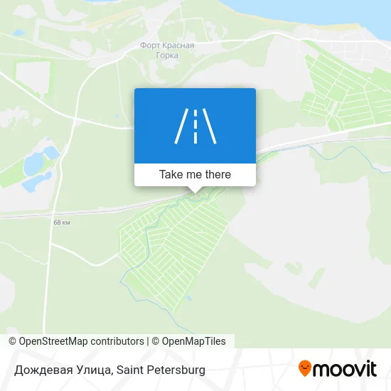 Дождевая Улица map