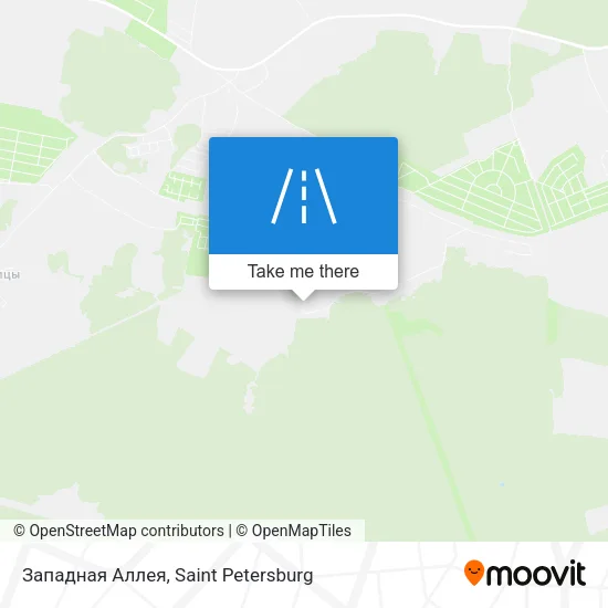 Западная Аллея map