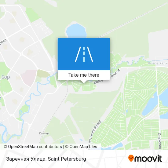 Заречная Улица map