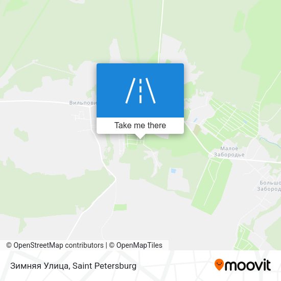 Зимняя Улица map