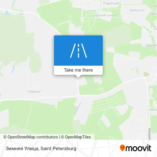 Зимняя Улица map