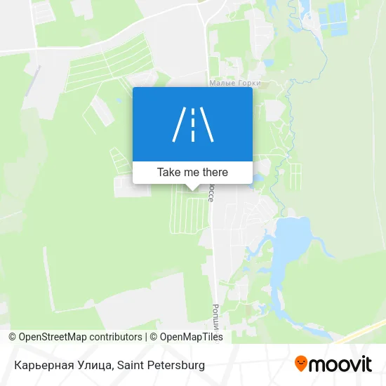 Карьерная Улица map
