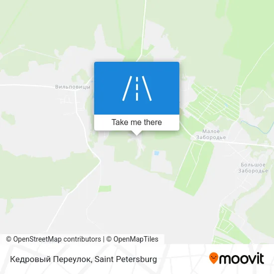Кедровый Переулок map