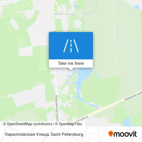 Кирилловская Улица map