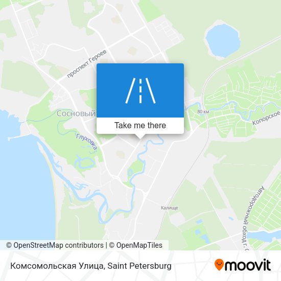 Комсомольская Улица map