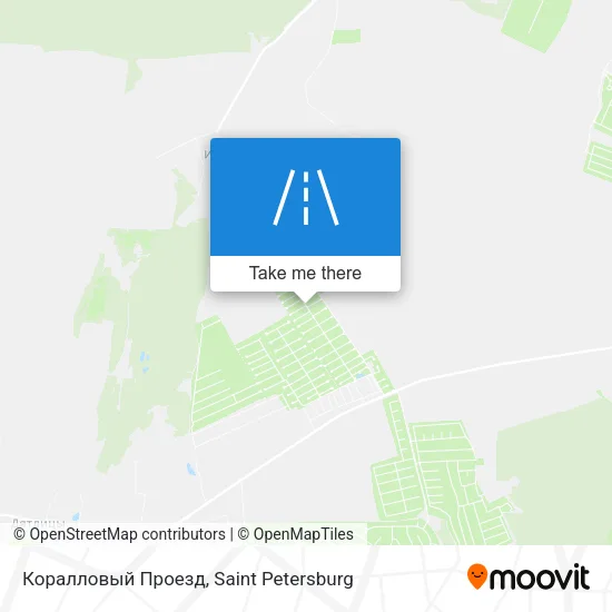 Коралловый Проезд map