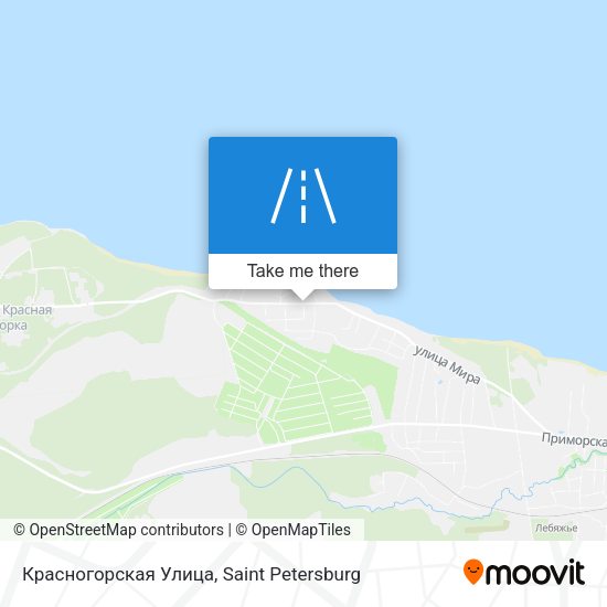 Красногорская Улица map