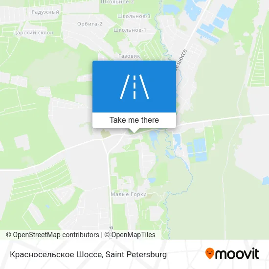 Красносельское Шоссе map