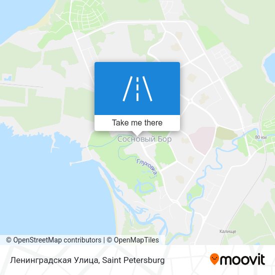 Ленинградская Улица map