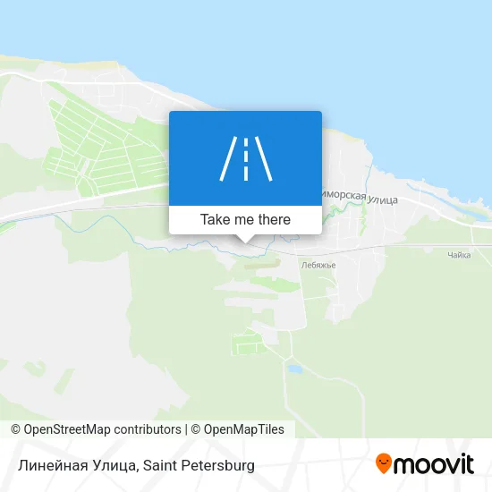 Линейная Улица map