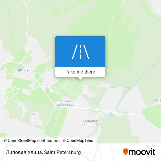 Липовая Улица map