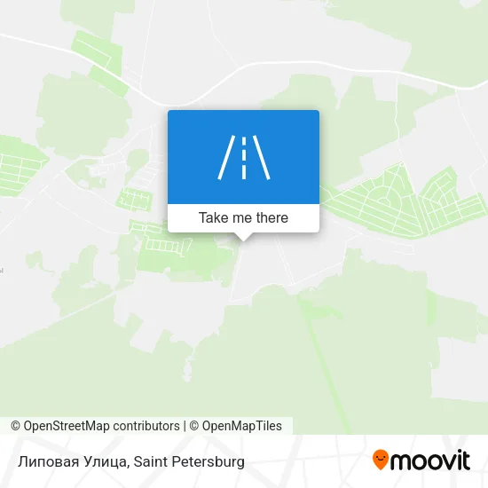 Липовая Улица map
