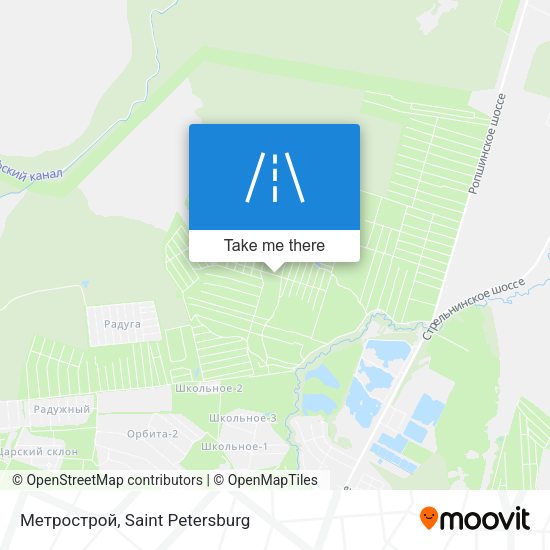 Метрострой map