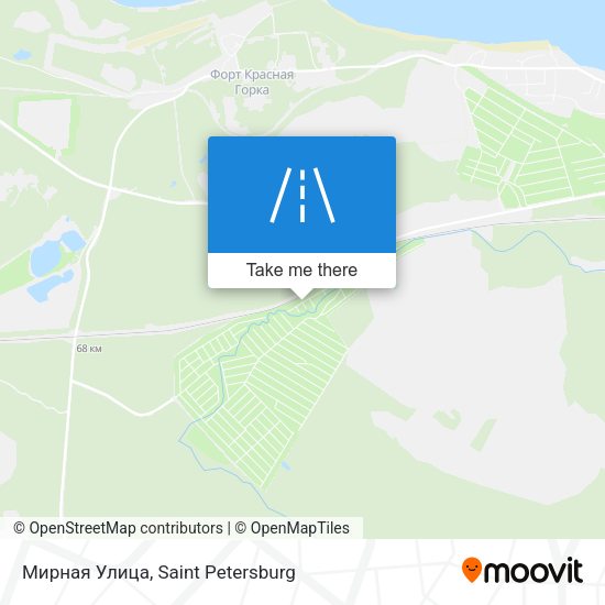 Мирная Улица map