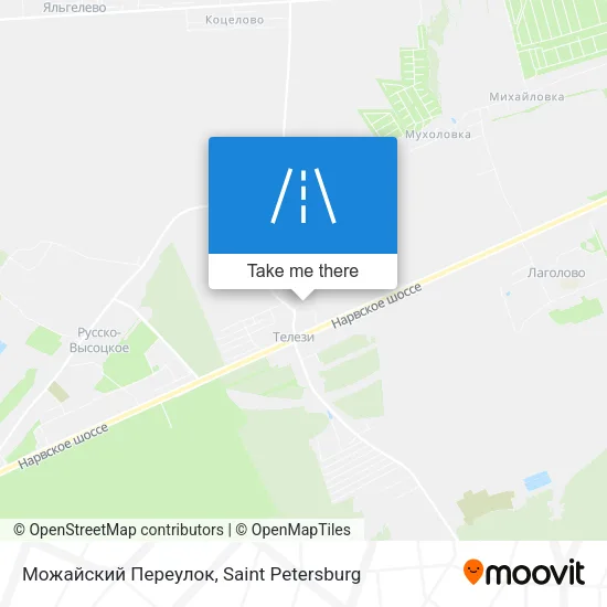 Можайский Переулок map