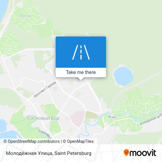 Молодёжная Улица map