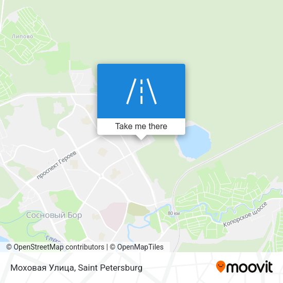 Моховая Улица map