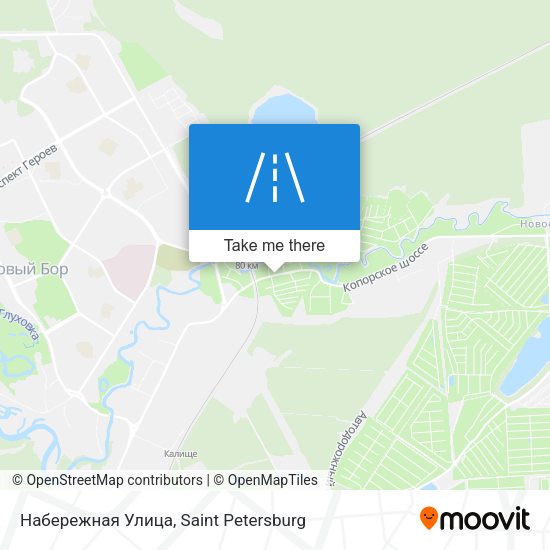 Набережная Улица map