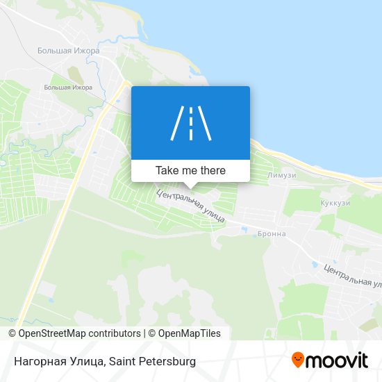 Нагорная Улица map