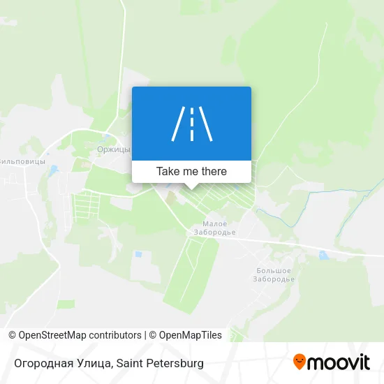 Огородная Улица map