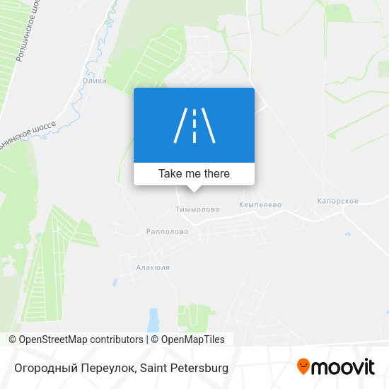 Огородный Переулок map