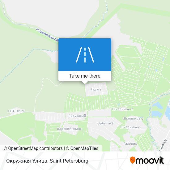 Окружная Улица map
