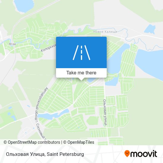 Ольховая Улица map