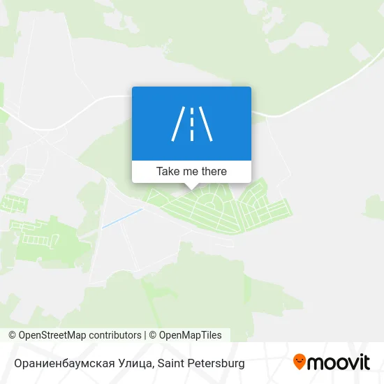 Ораниенбаумская Улица map