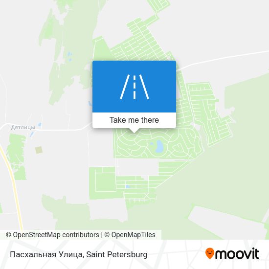 Пасхальная Улица map